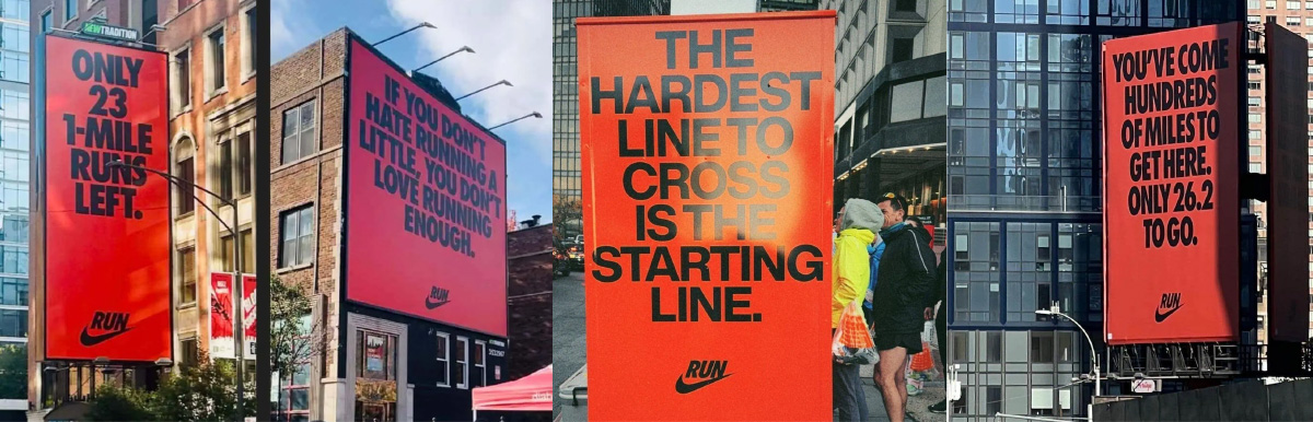 Nike billboards in NYC